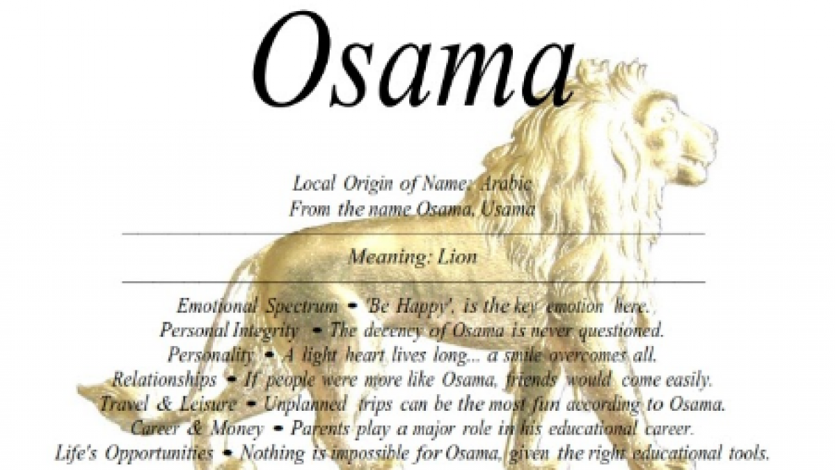 Osama Name Meaning Cute And Unique Name In 2021