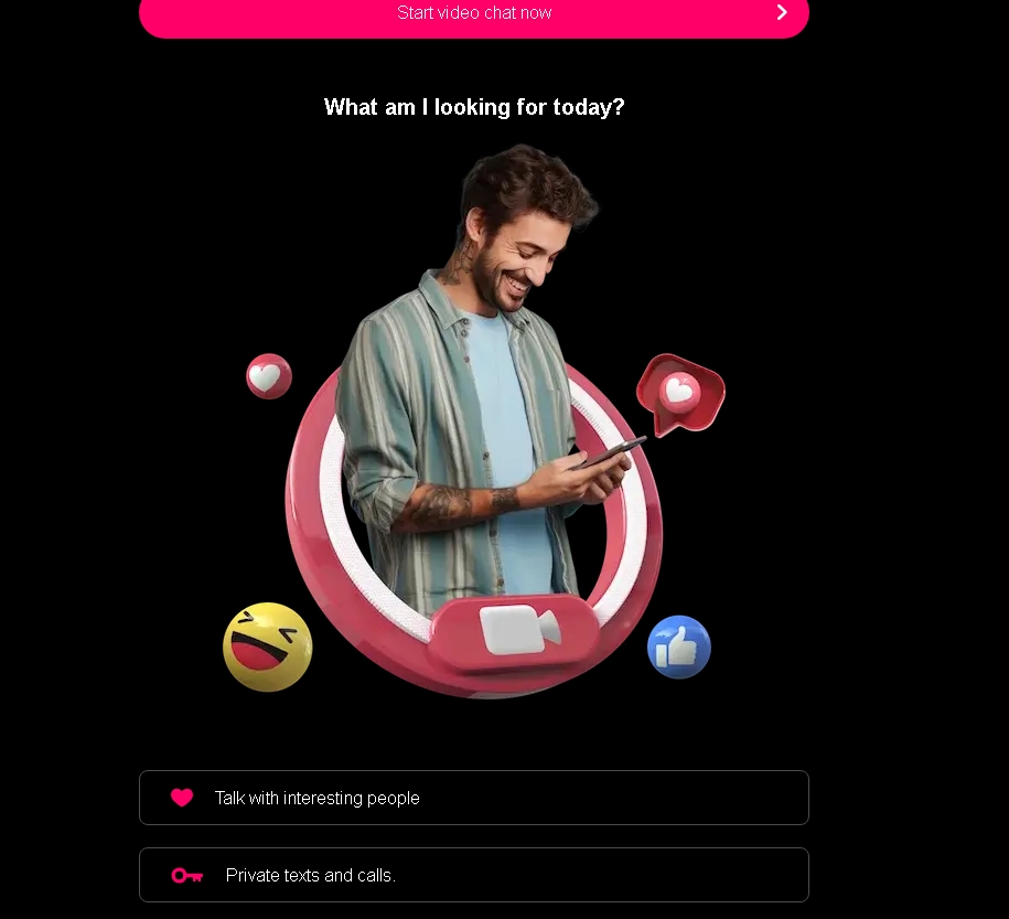 pink video chat